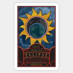 Great American Eclipse: Tarot Sticker